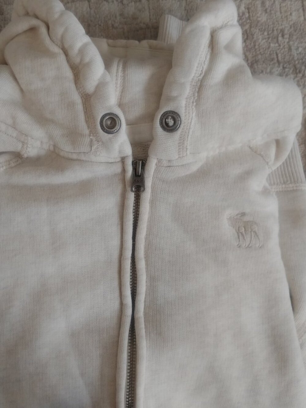 VINTAGE Y2K Abercrombie & Fitch zip up hoodie size L
